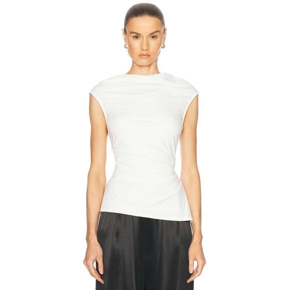 Simkhai Casmi Sleeveless Top in White S - Picture 1 of 3